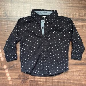 18m Paper Denim Brand Button Up
